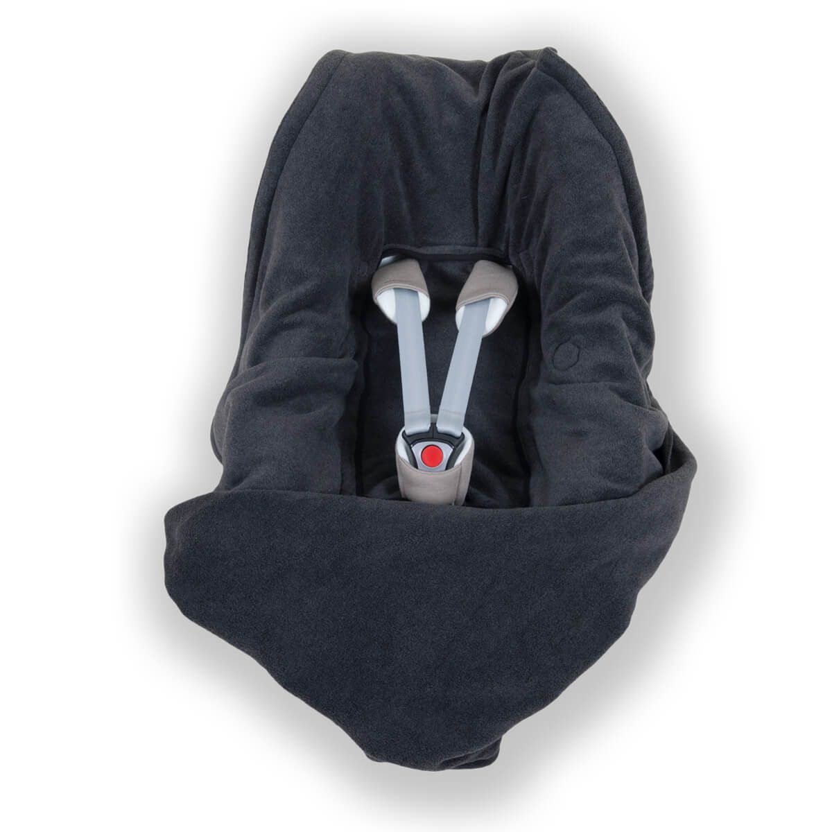 Hoppediz Babydecke Fleece Einschlagdecke für Autositz und Kinderwagen