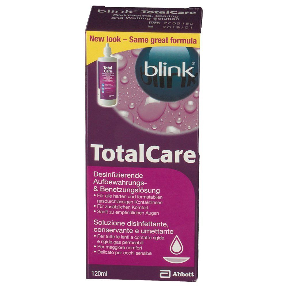 blink® TotalCare desinfizierende Aufbewahrungs & Benetzungslösung