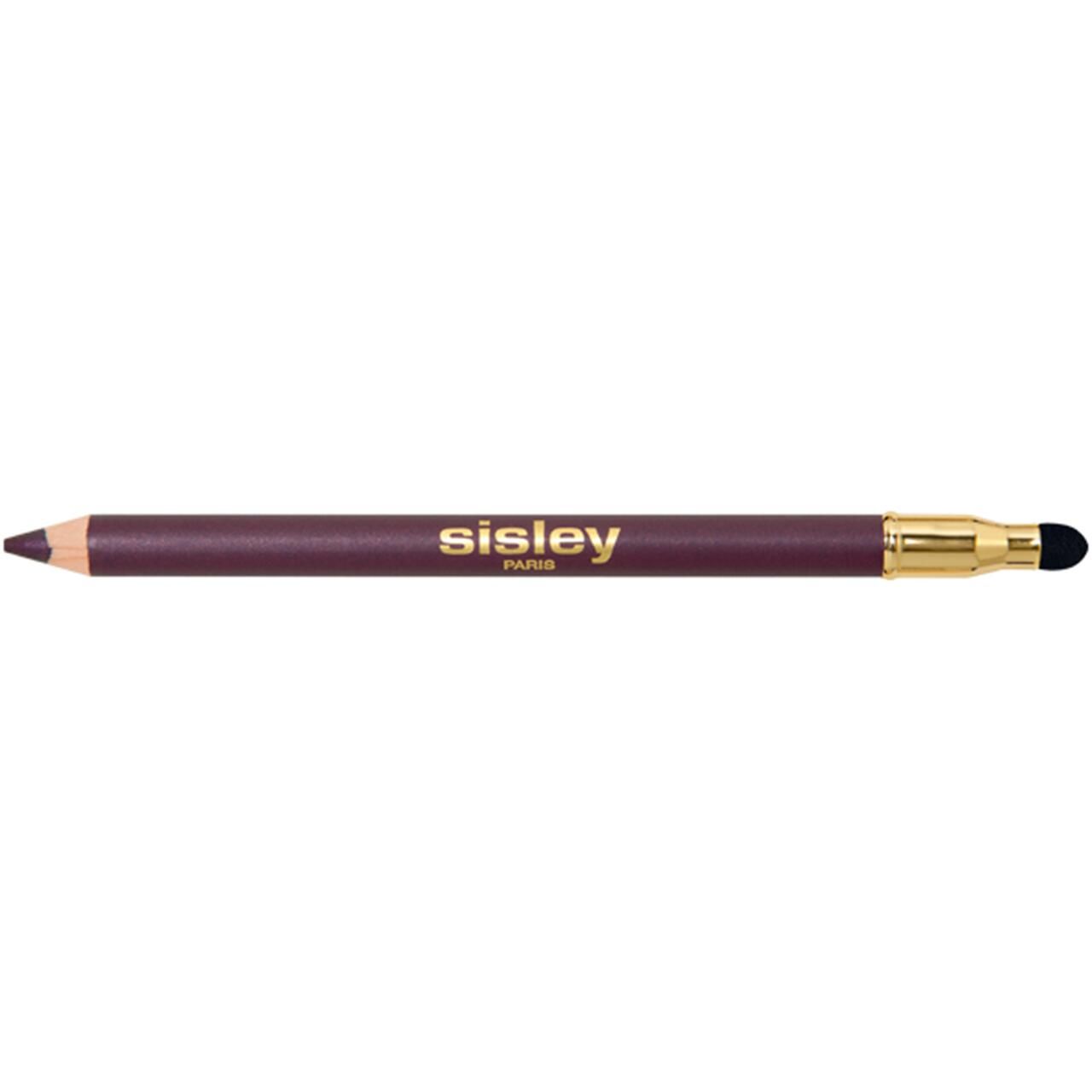Sisley Phyto-Khol Perfect. Dunkelvioletter Kajalstift mit Applikator. Goldfarbene Details. Spitze und Applikator sichtbar.