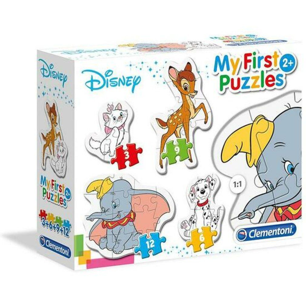 Disney Tierfreunde Mein erstes Puzzle 3-6-9-12teilig