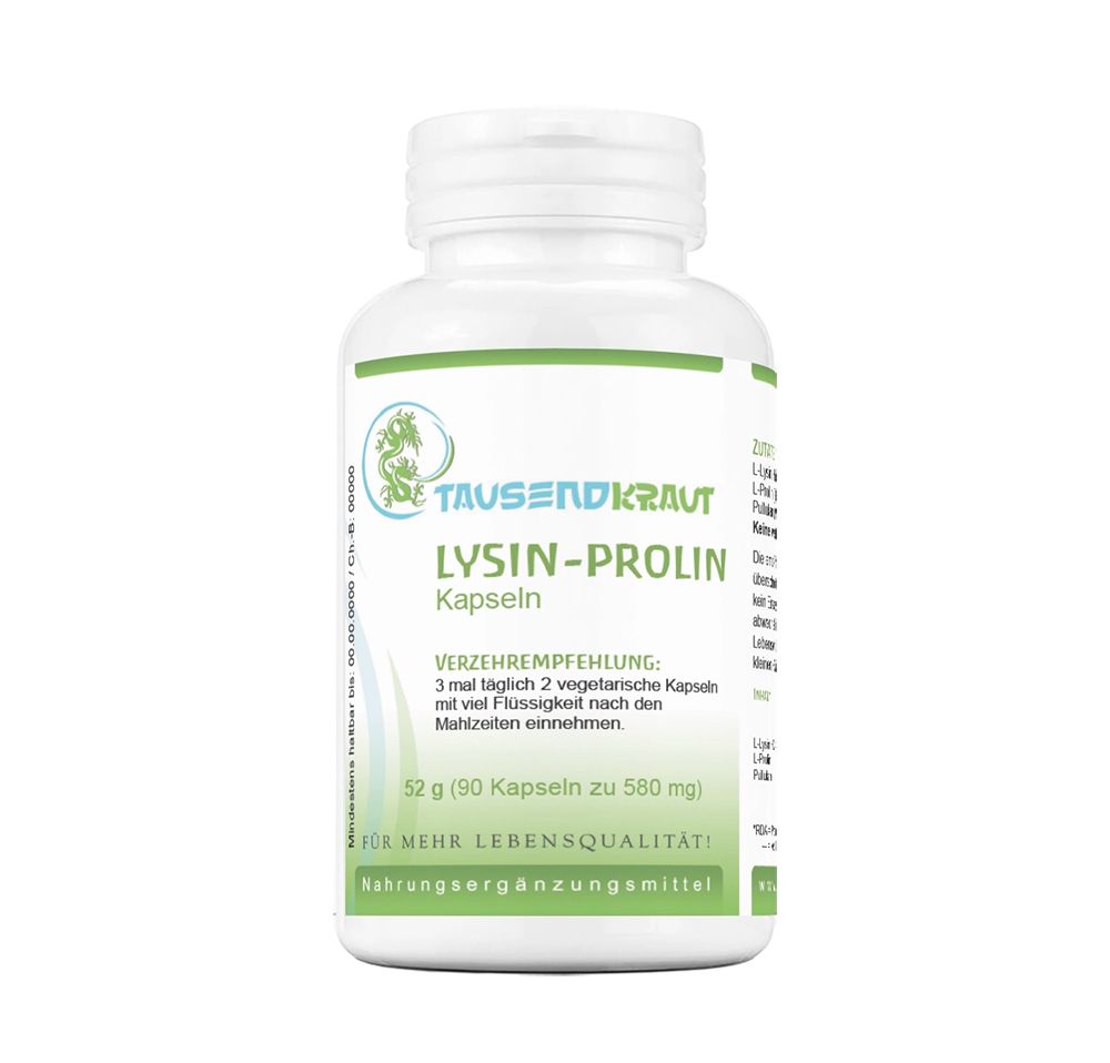 Tausendkraut L-Lysin - L-Prolin Kapseln 0,052 kg