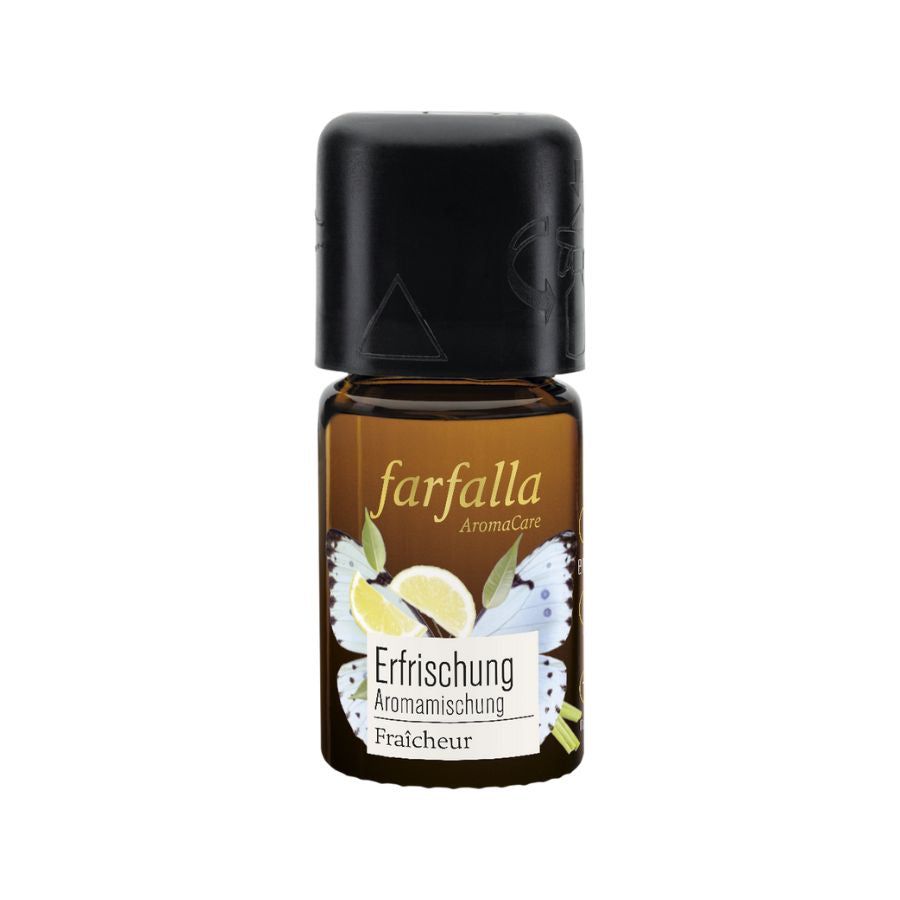 Farfalla Sei erfrischt, Zitrone, Erfrischung Aromamischung Bio