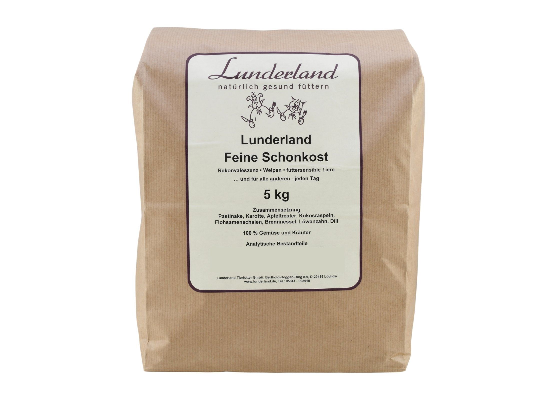 Lunderland Feine Schonkost 5,1 kg Futter