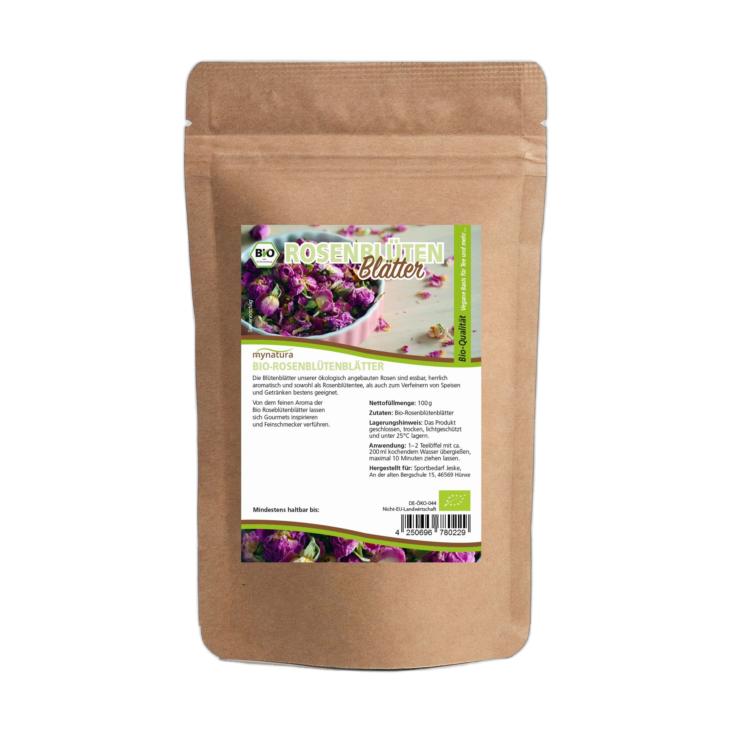 Mynatura Bio getrocknete Rosenblütenblätter 100 g