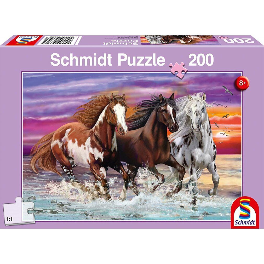 schmidt Wildpferde Puzzle 200 Teile