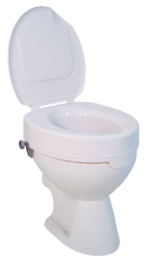 Drive Medical Toilettensitzerhöhung Ticco 2.Generation - mit Deckel, 10 cm