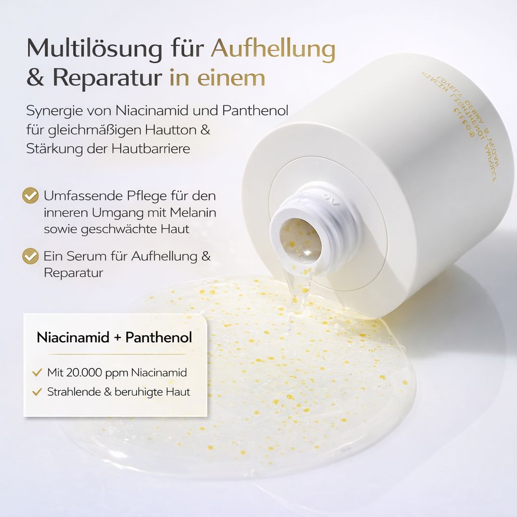 TITTO Niacin Lightenol Ampoule - Aufhellung und Beruhigung in einer einzigen Ampulle.