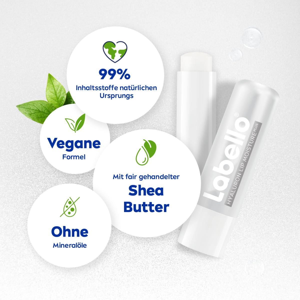 Labello HYALURON LIP MOISTURE PLUS Routine Set Clear & Rosé