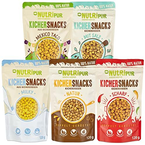 NutriPur Kichererbsen doppelt geröstet natur