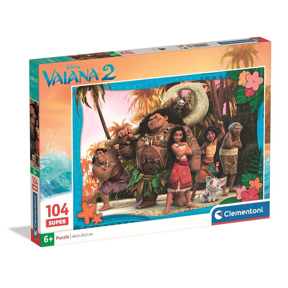 Disney Vaiana Moana 2 super puzzle 104pcs