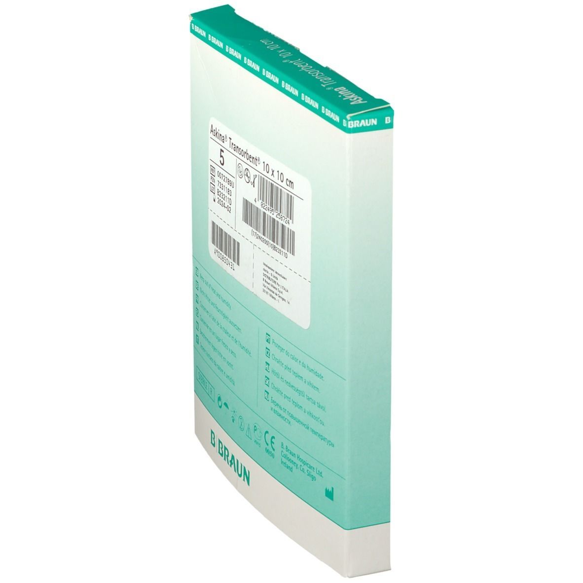 Askina® Transorbent 10 x 10 cm Schaumstoff Wundauflage