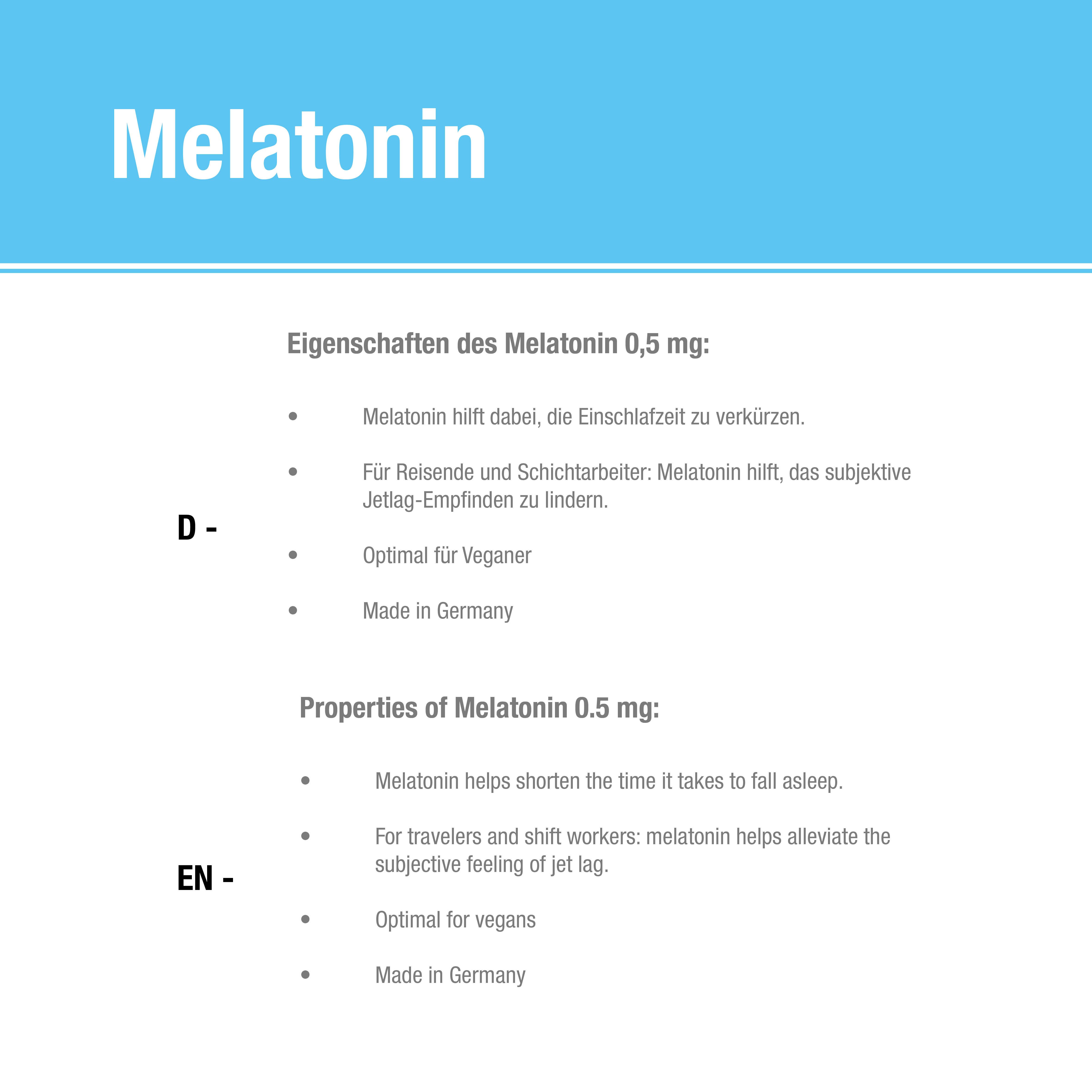 Vitabay Melatonin 0,5mg