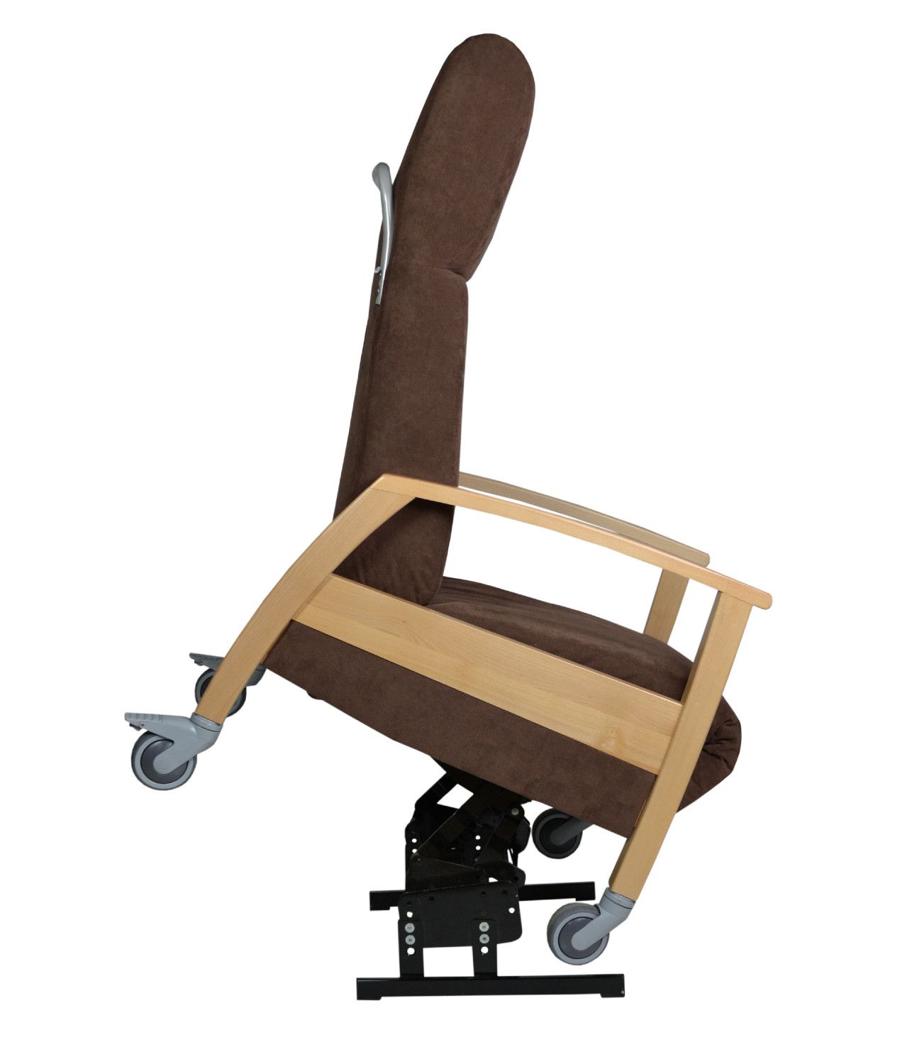 Devita Pflegesessel mit Rollen und Aufstehhilfe Ganda Lift 2 elektrisch mit Akku