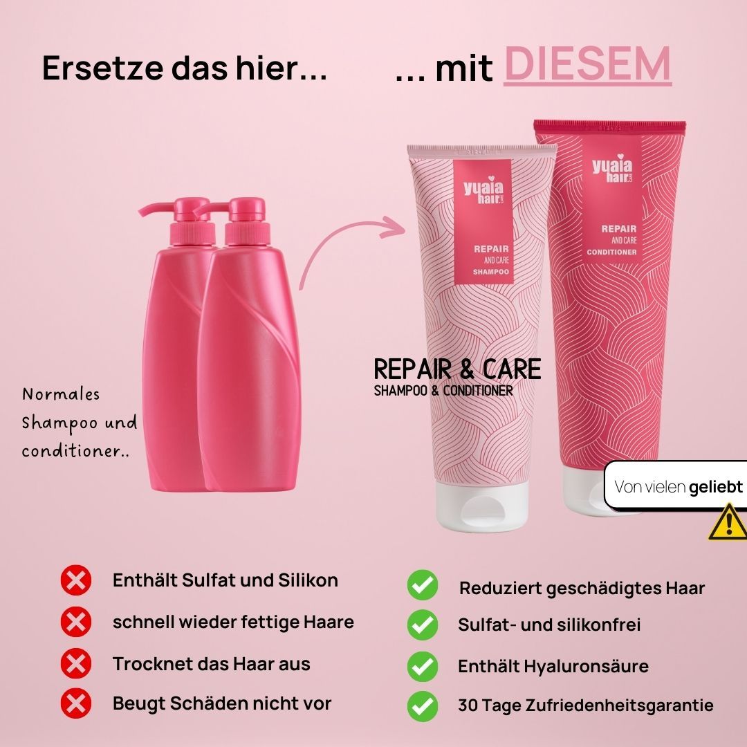 Yuaia Haircare Repair and Care Shampoo & Haarspülung