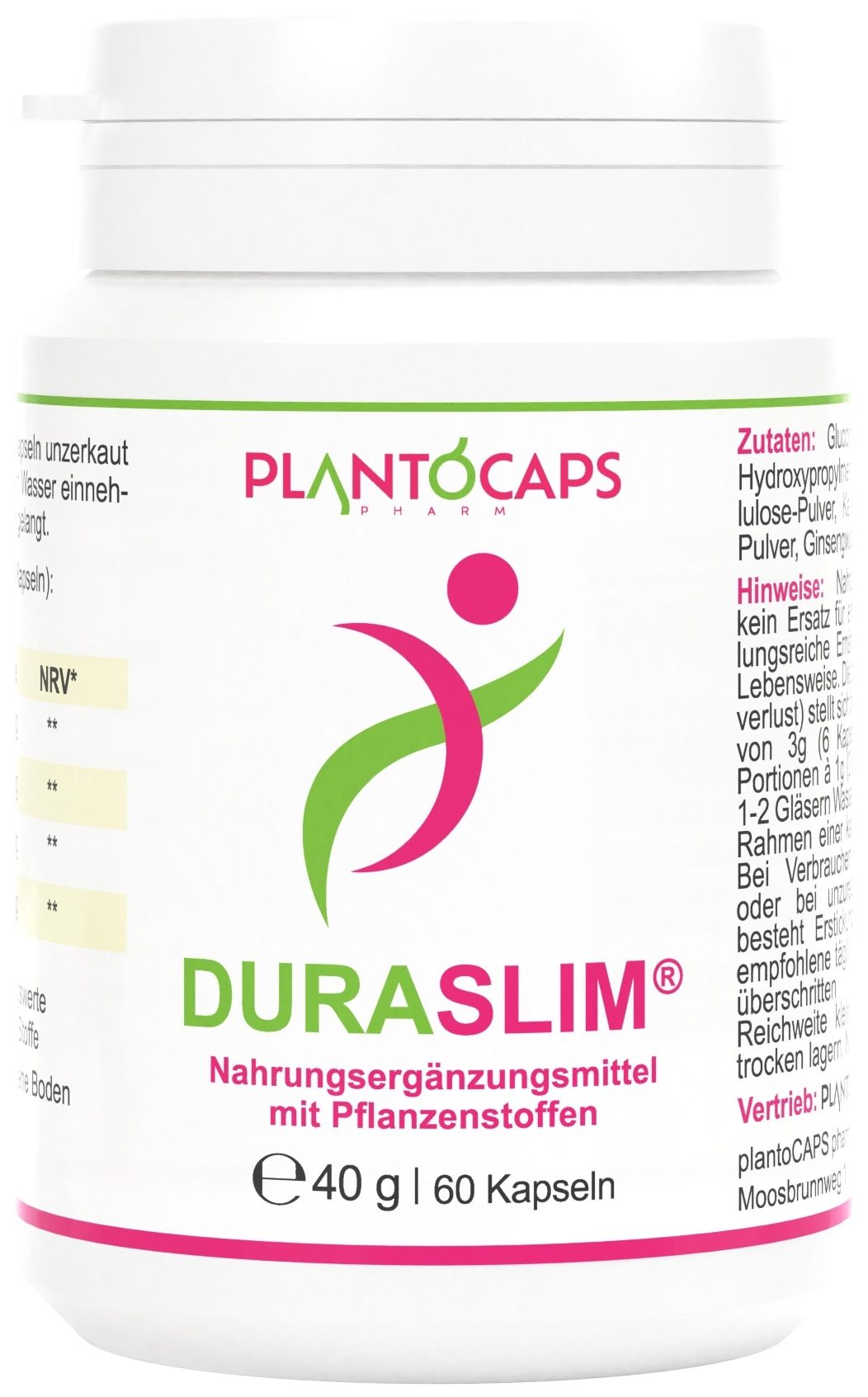 plantoCAPS® Duraslim® 60 St Kapseln