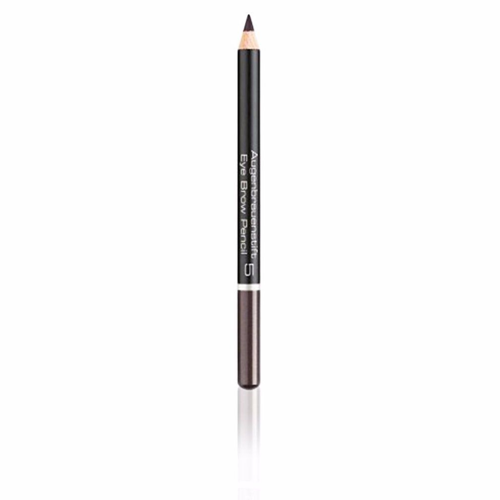 Augenbrauenstift, dunkelbraun, mit Spitze. Aufschrift: Augenbrauenstift Eye Brow Pencil 5.