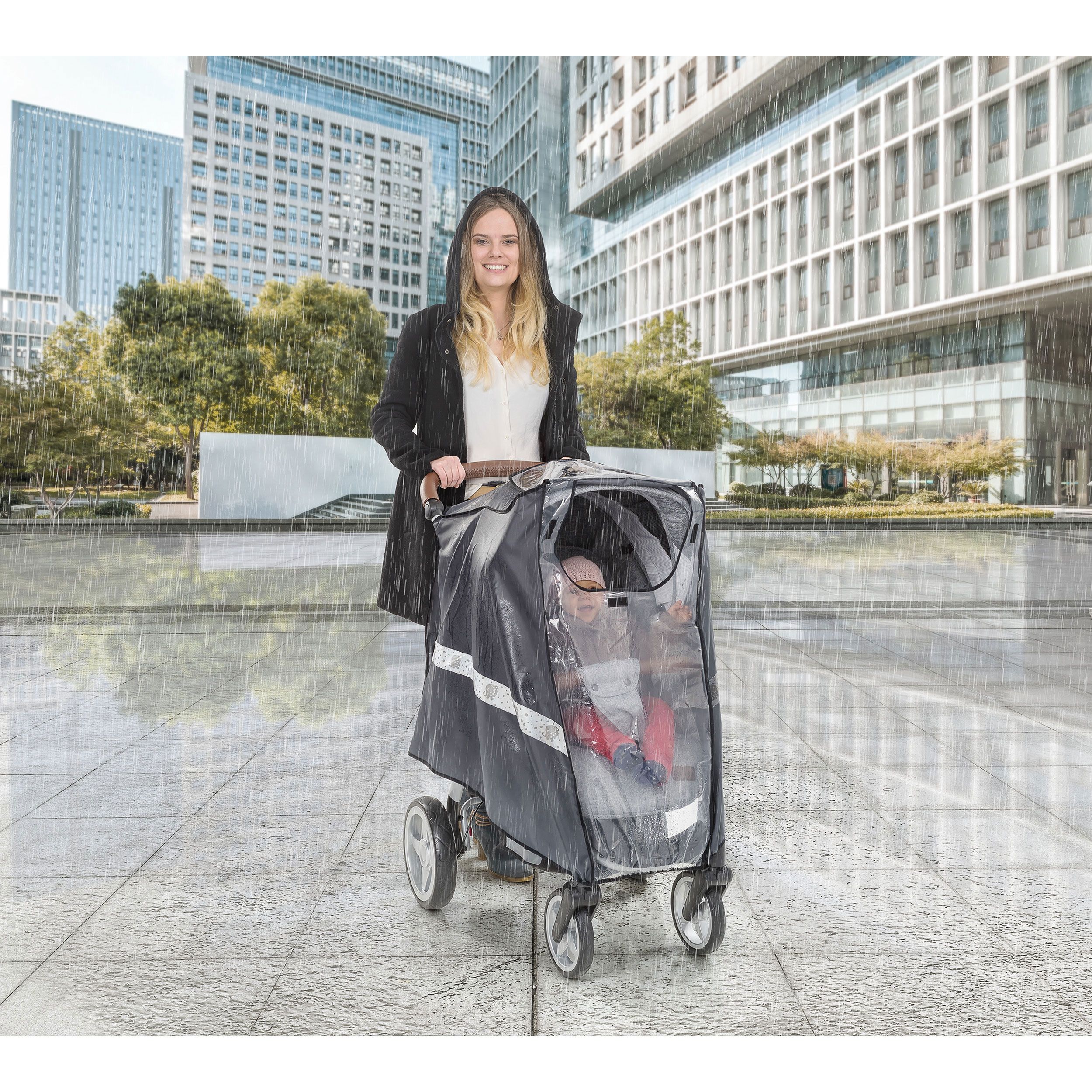reer DesignLine RainSafe Active Regenschutz für Buggys und Sportwagen