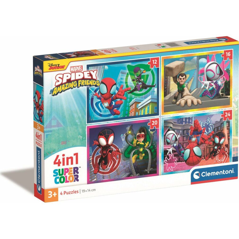 Marvel Spidey und seine erstaunlichen Freunde Puzzle 12-16-20-24Stück