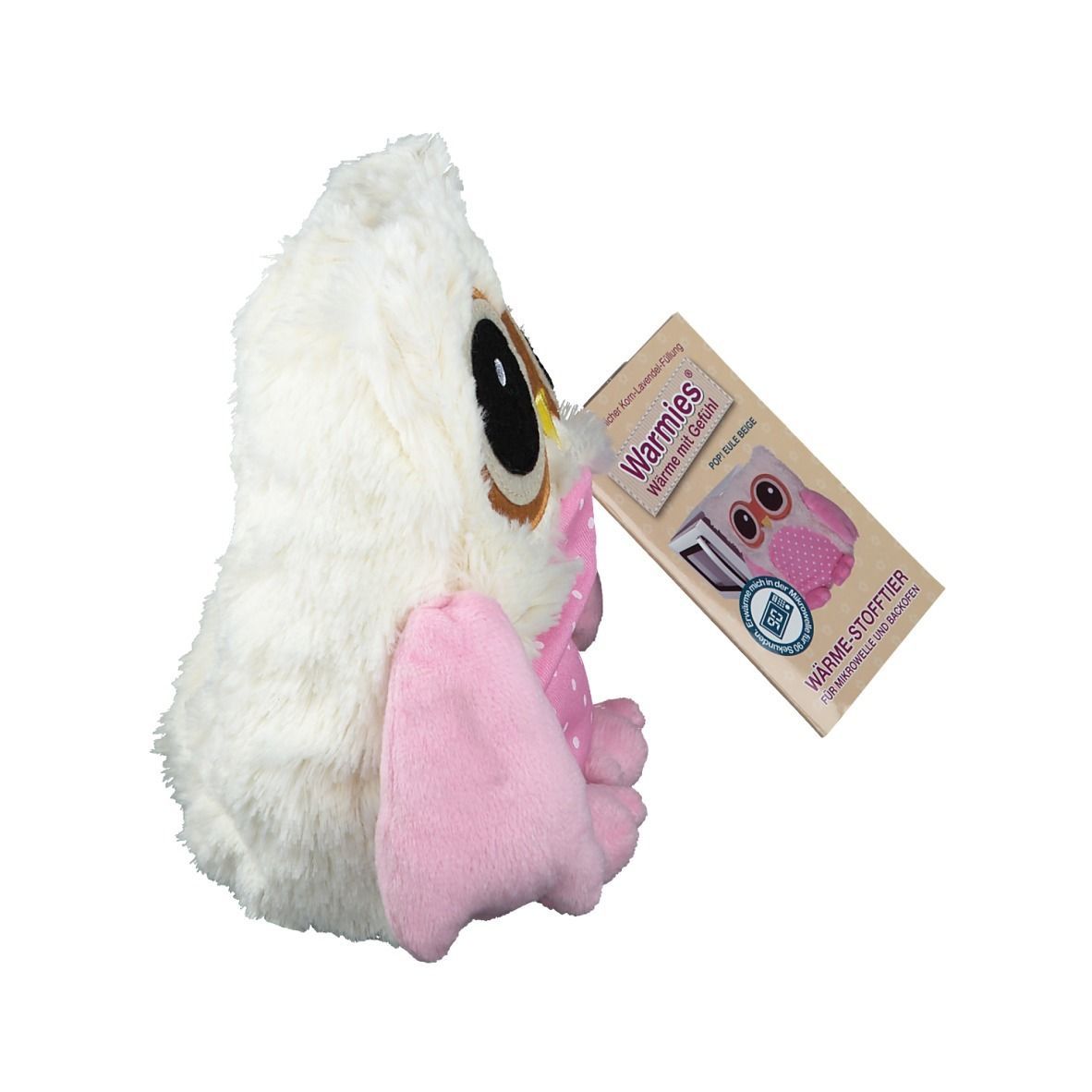 Warmies POP Eule beige/rosa