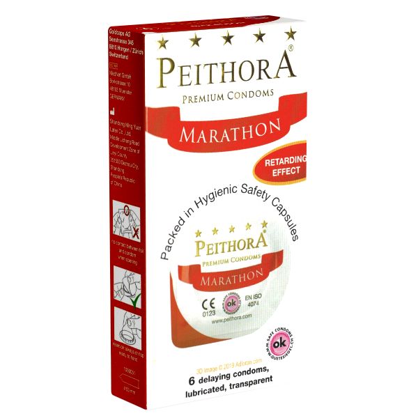Peithora *Marathon* ausdauernde Kondome mit verzögerndem Effekt