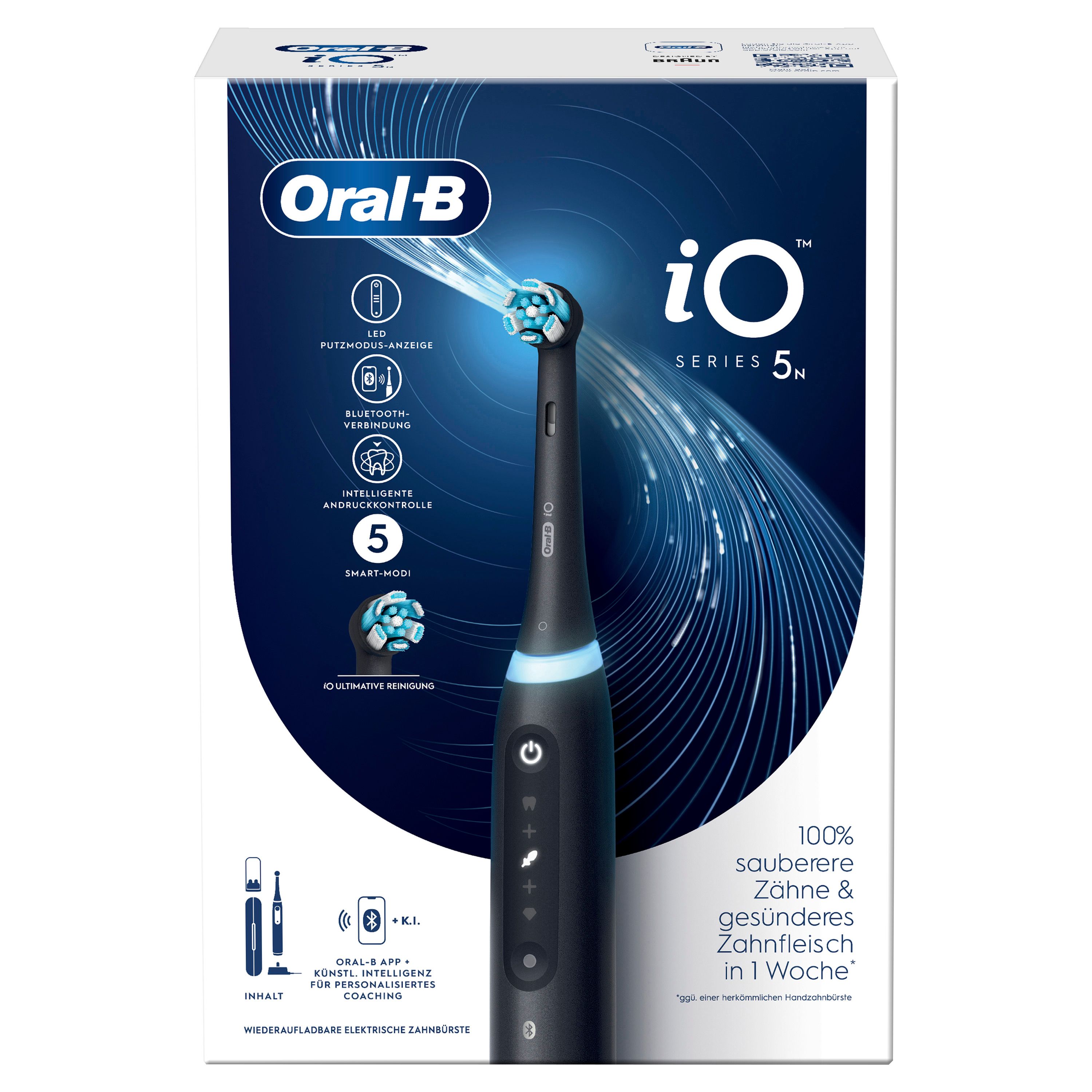 Oral-B - Elektrische Zahnbürste "iO 5 + Reiseetui"