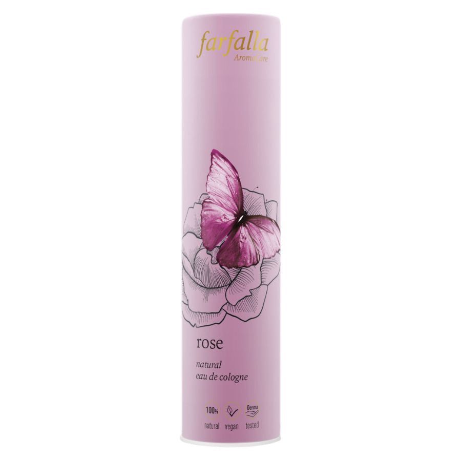 Farfalla rose, natural eau de cologne Bio