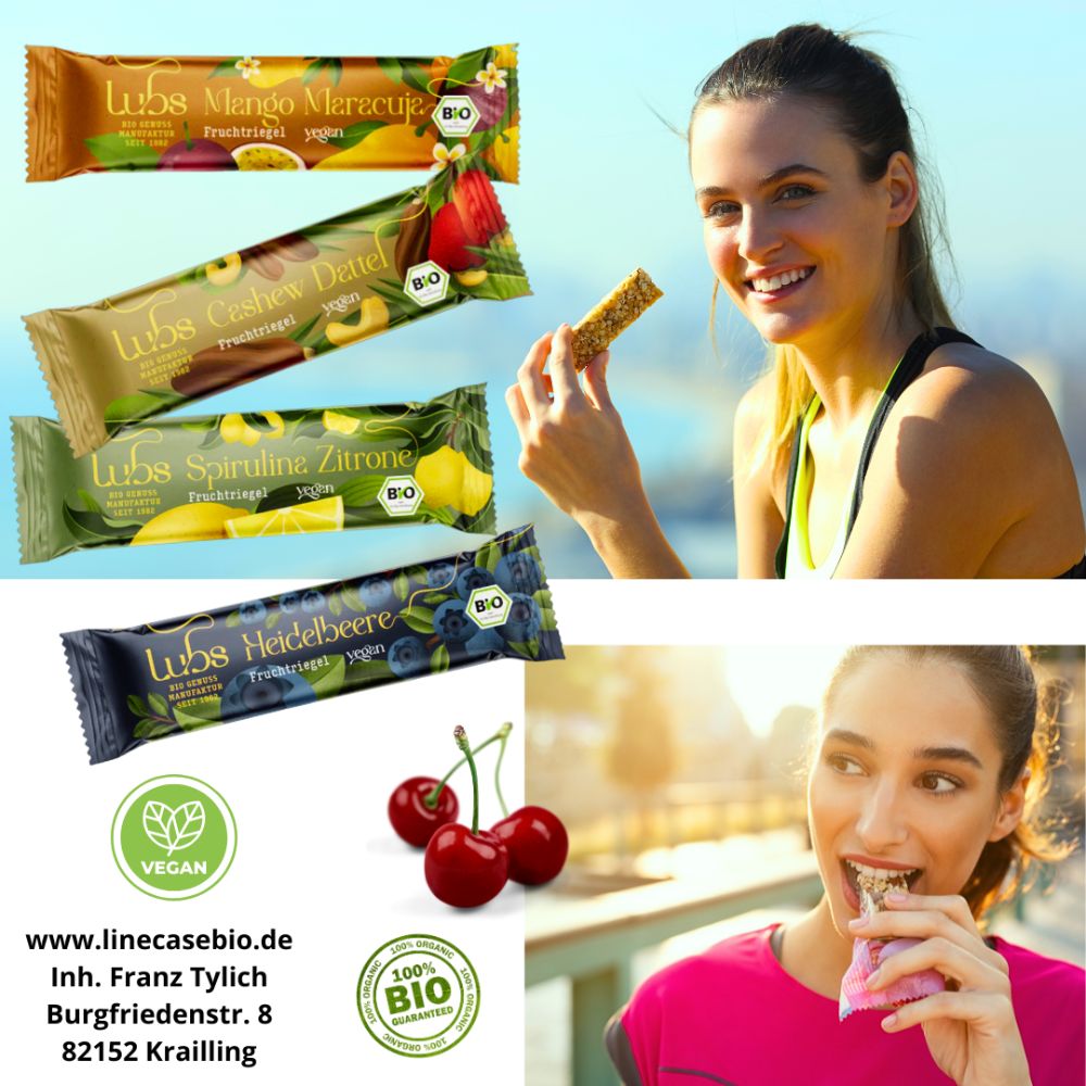 Linecase Bio Fruchtriegel probier Mix