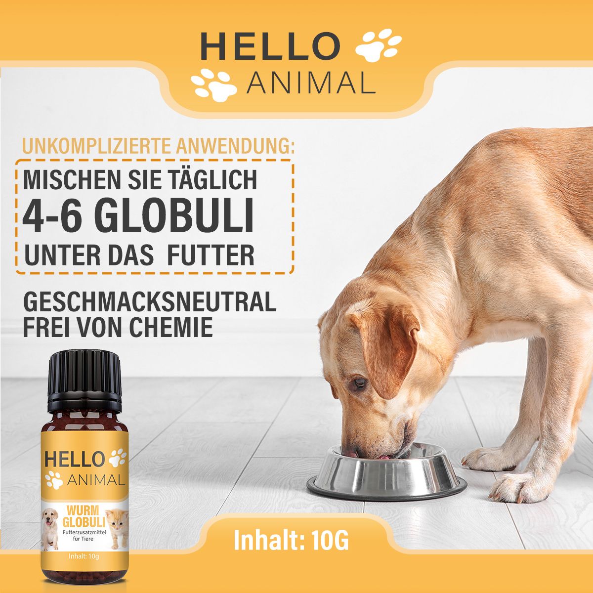 Hello Animal® | Wurm Kügelchen | für Tiere