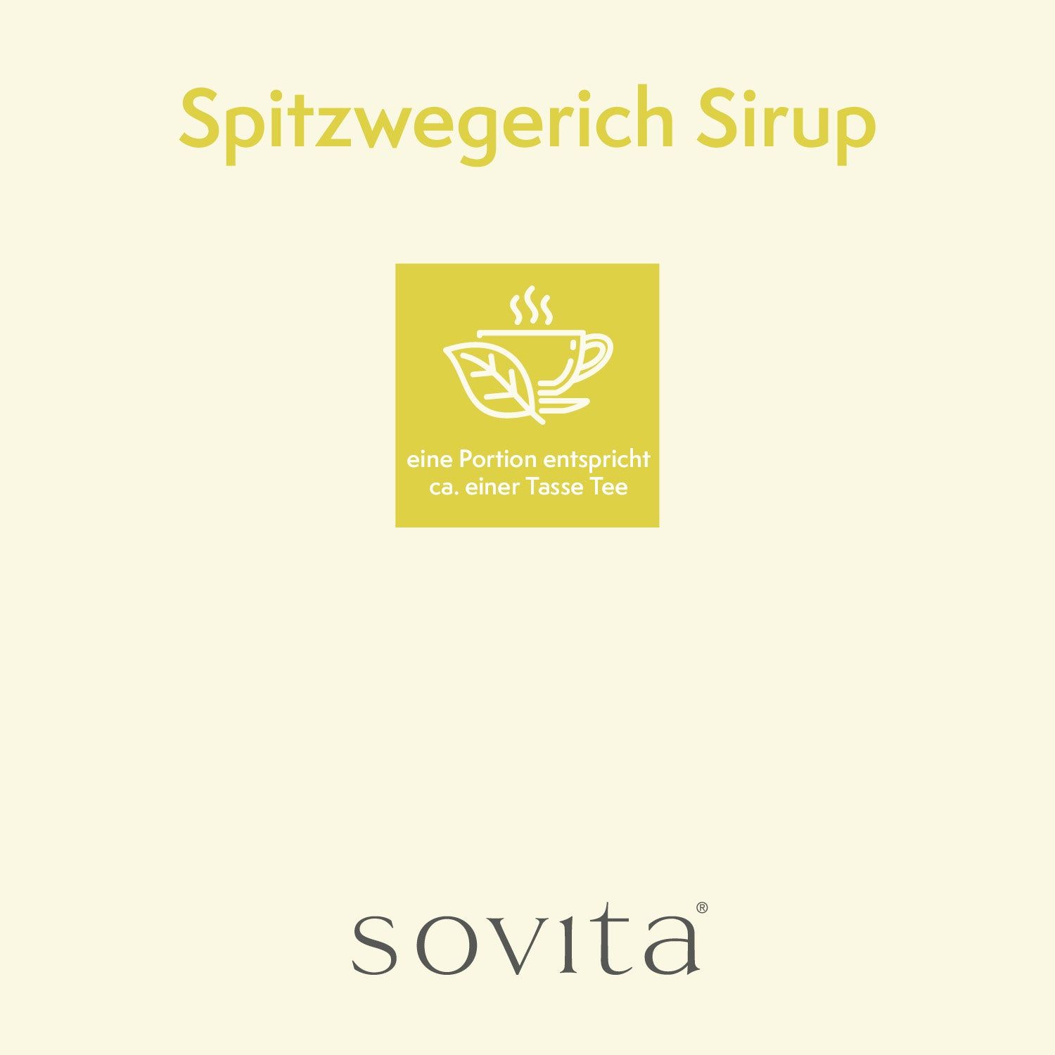 sovita Spitzwegerich Sirup