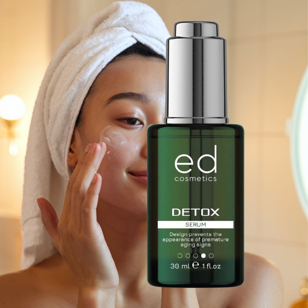 ED COSMETICS Detox Serum – Entgiftung, Schutz, Regeneration & ANTI-AGING für strahlende Haut