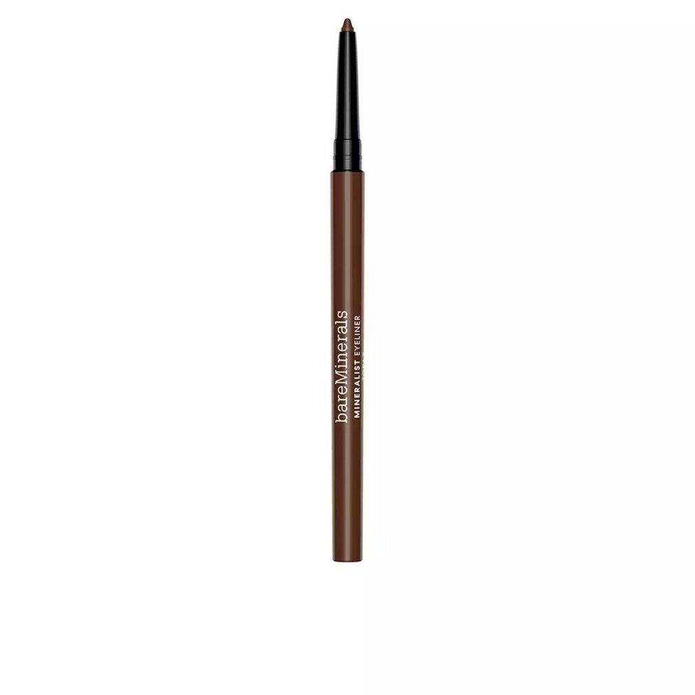 Brauner Eyeliner-Stift mit schwarzer Spitze. Auf dem Stift steht "bareMinerals MINERALIST Eyeliner".