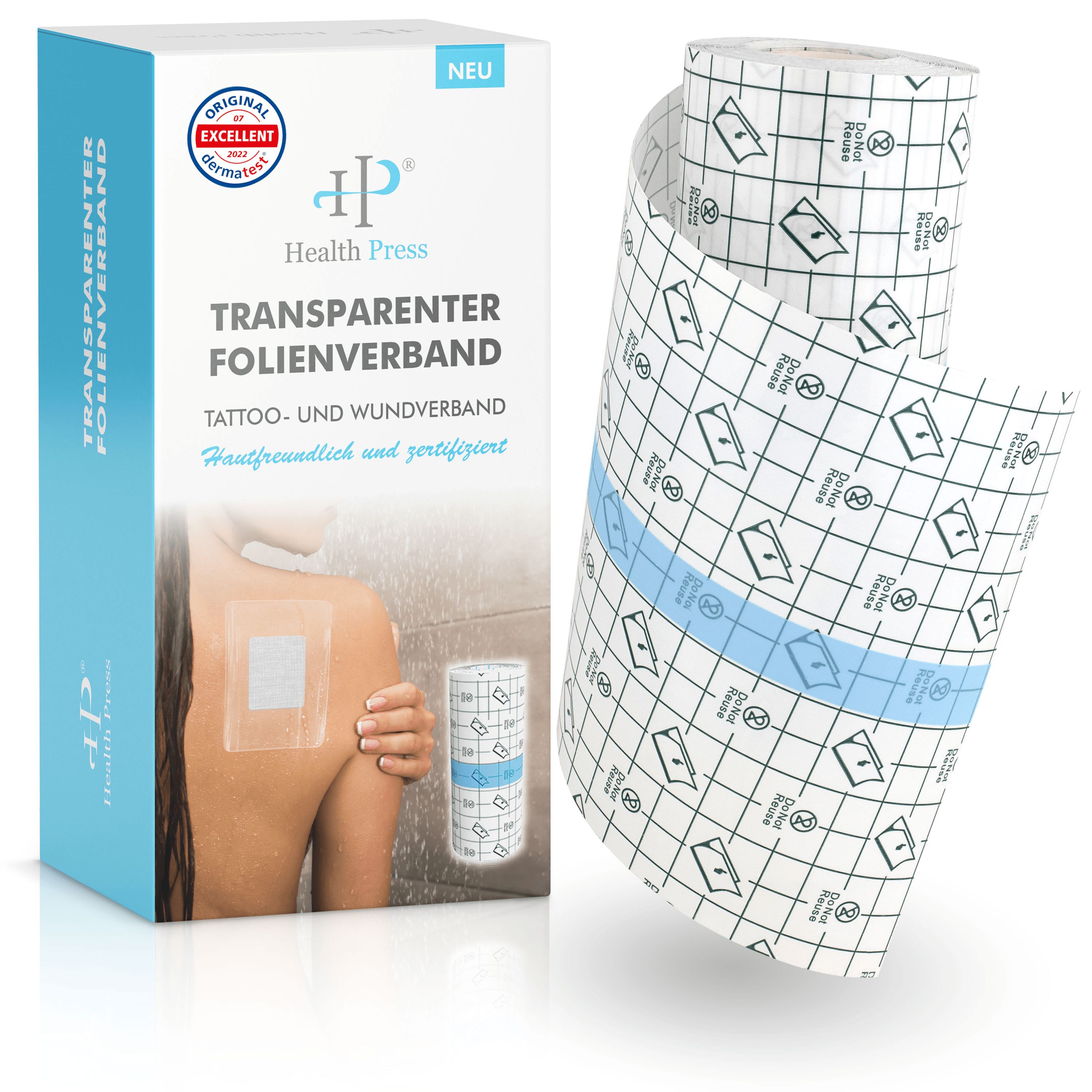 Health Press Transparenter Folienverband