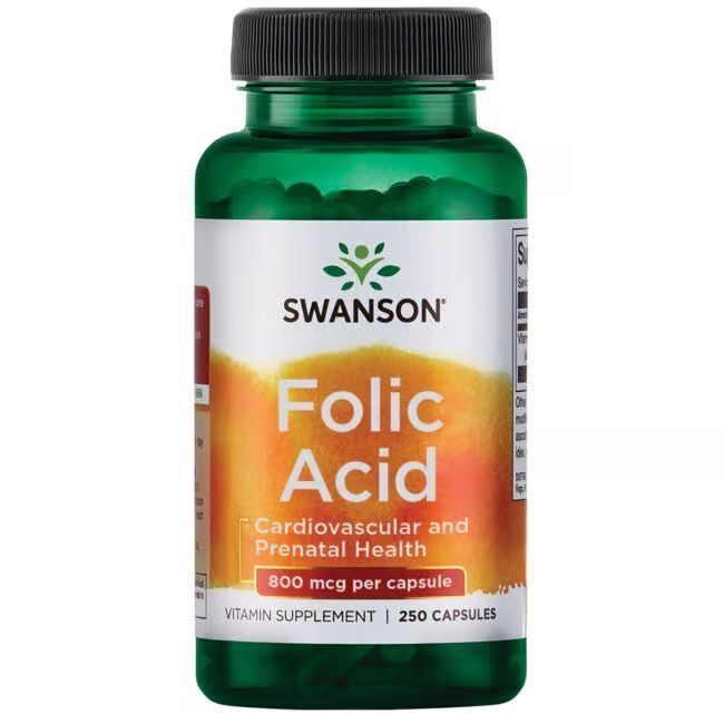 Swanson Folsäure 800 mcg 250 Pc