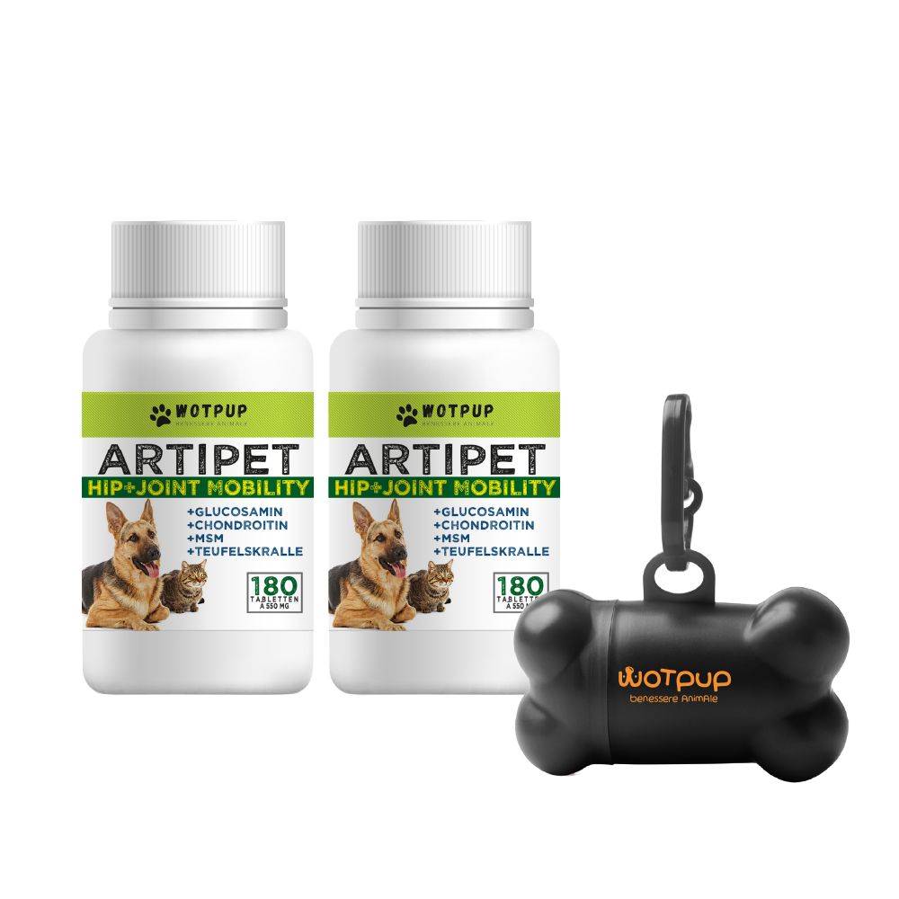 La.ga Sparset | ArtiPet Gelenke Vorratspack – Hund & Katze + Kotbeutelspender 360 St