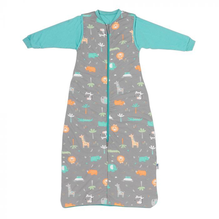 schlummersack Kinder Schlafsack ganzjährig in 2.5 Tog 3-6 Jahre 130 cm Safari