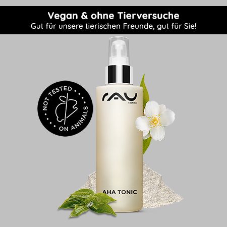 RAU Cosmetics Fruchtsäure Gesichtswasser AHA Tonic - Toner gegen Unreinheiten und große Poren