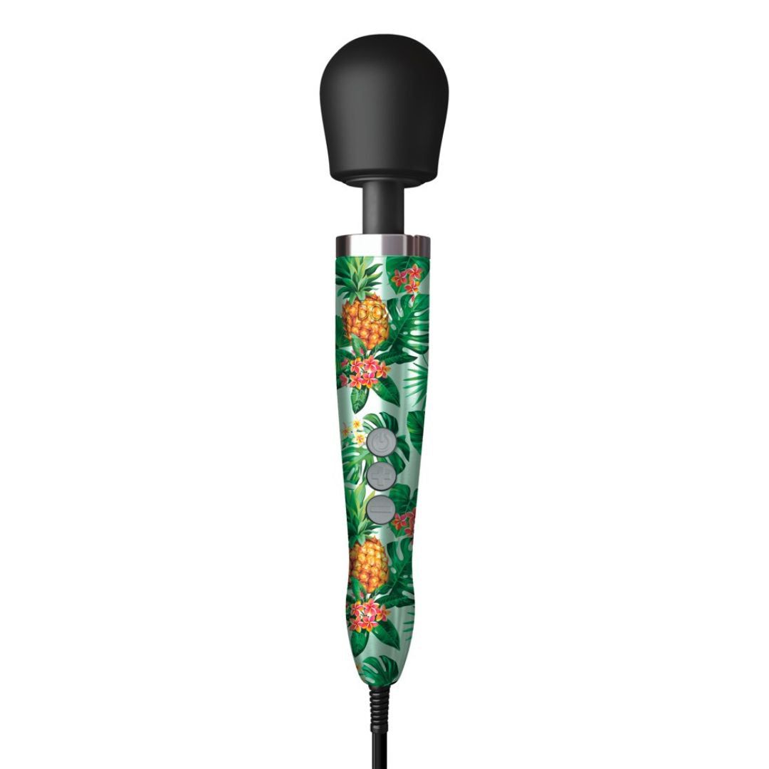 Massagestab "Die Cast" mit Pineapple-Muster | Multispeed-Vibration | Doxy