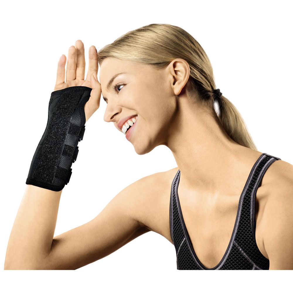 Manu-Hit® Carpal Orthese links Gr. M schwarz