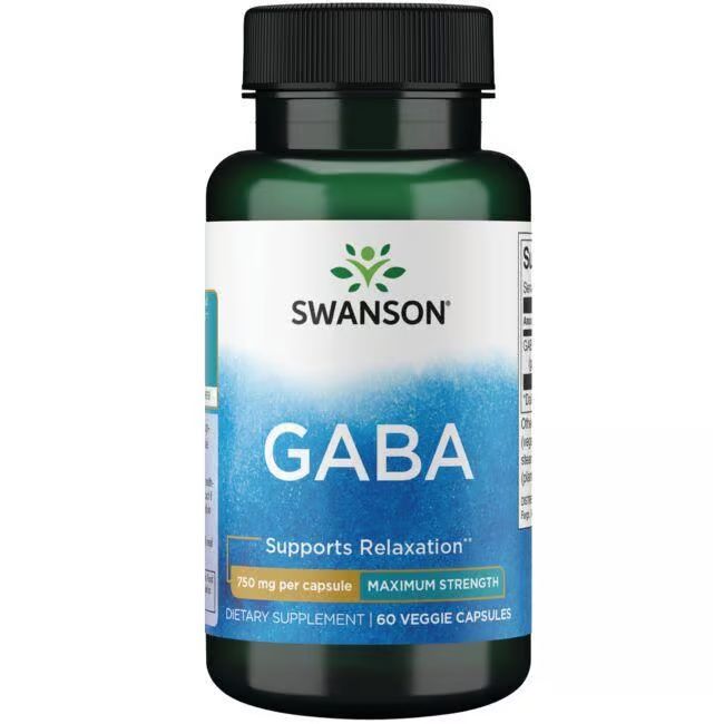Swanson Gaba 750 mg 60 Pc