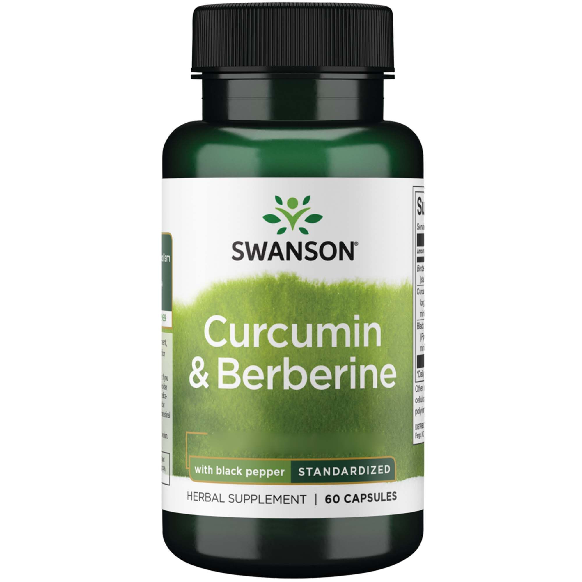 Swanson, Curcumin & Berberine with Black Pepper, Capsules