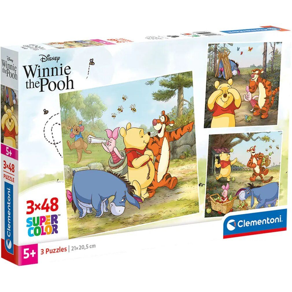 Disney Winnie Puuh 3x Puzzle Clementoni