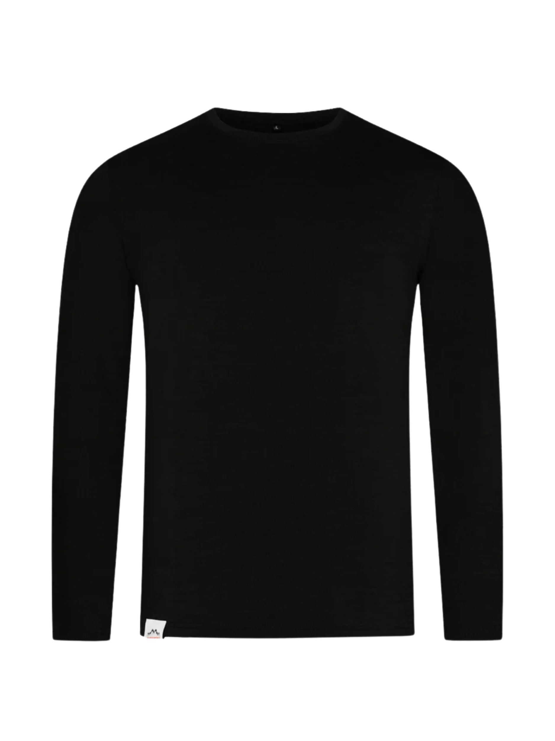 Longsleeve Herren Merino Schwarz XXL 1 St