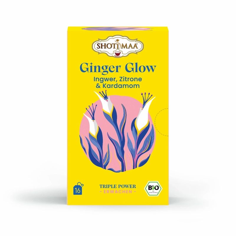 Shoti Maa - Bio Ginger Glow Tee | Ingwer, Zitrone & Kardamom