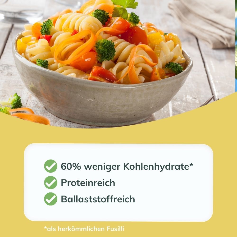 Laibmann's kohlenhydratreduzierte Fusilli-Nudeln