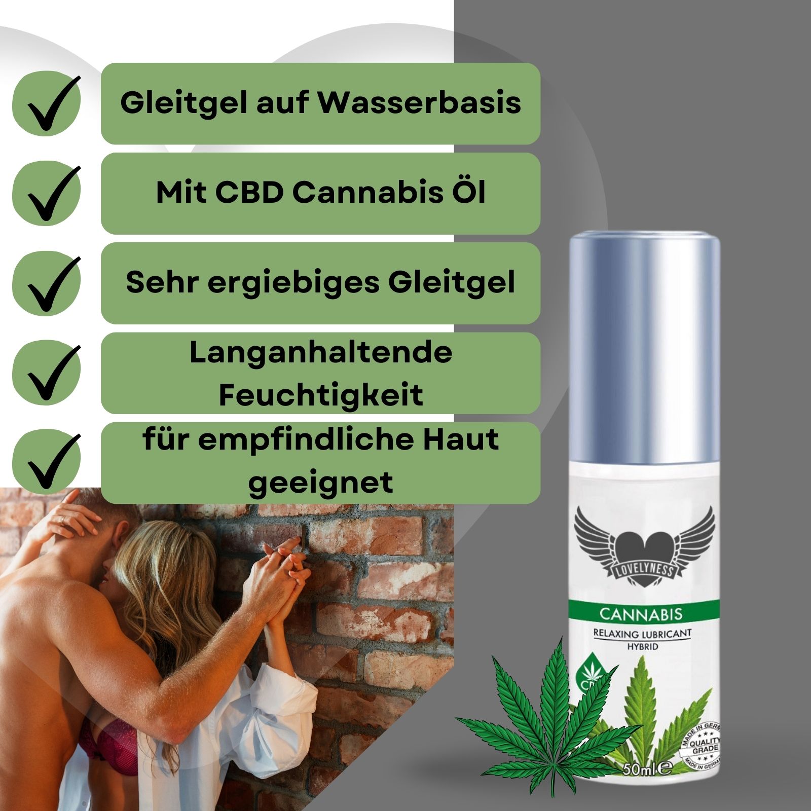 Lovelyness - CBD Gleitgel 50 ml