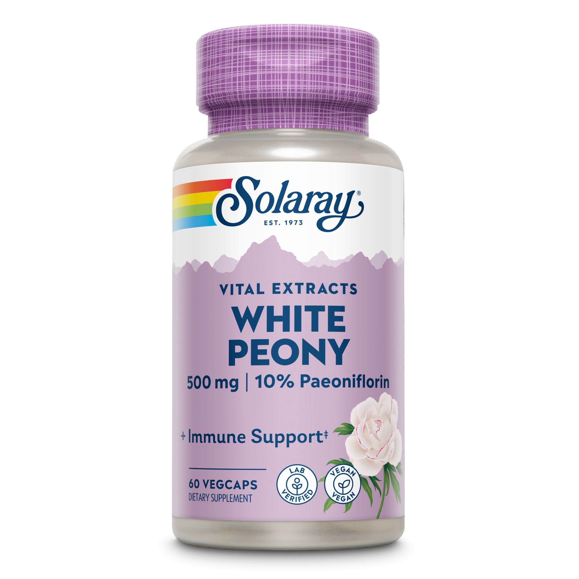 Solaray White Peony Wurzel-Ext (Weiße Pfingstrose) 60 St Kapseln