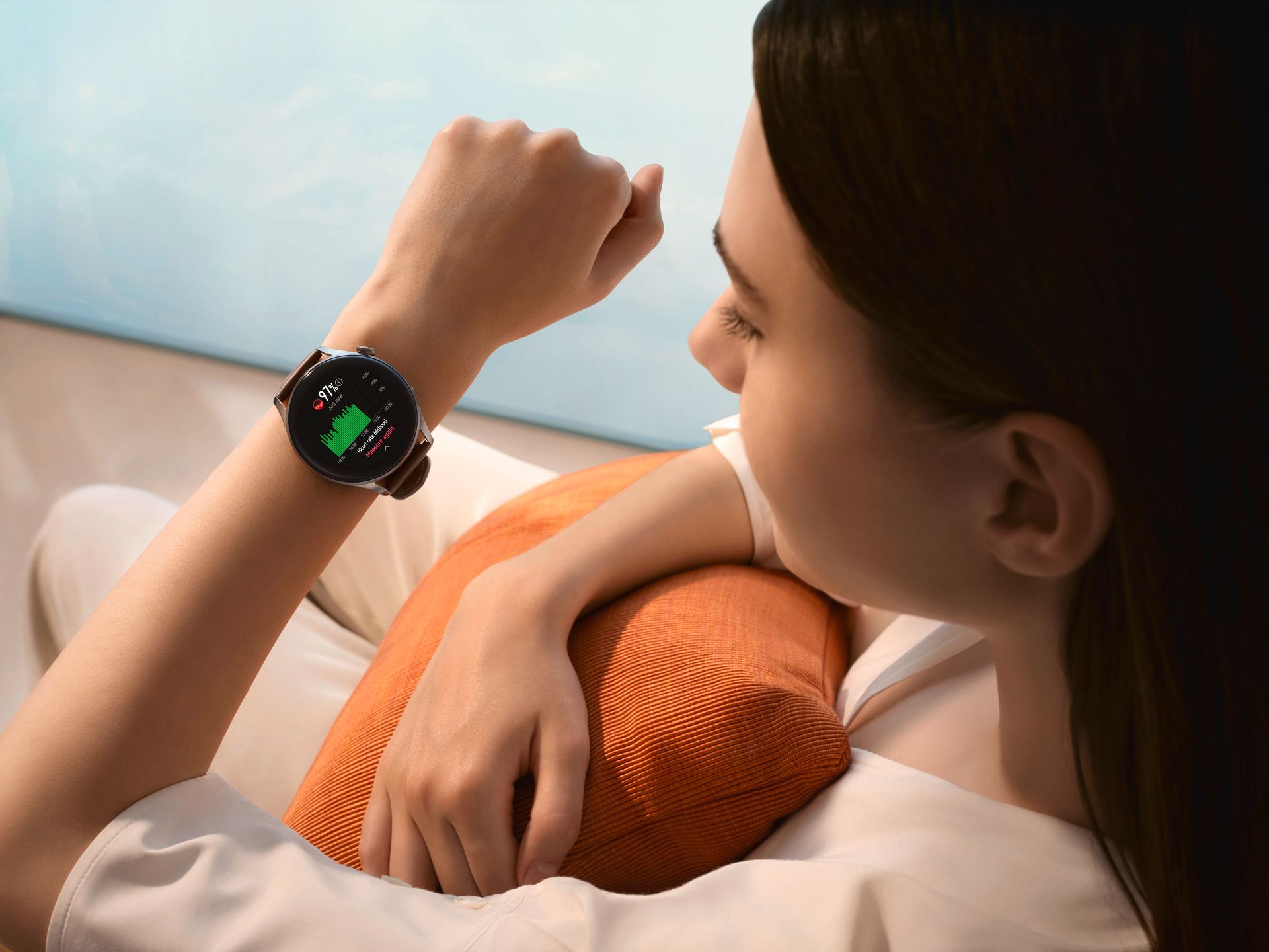 Huawei Watch 3 Active Galileo-L11E schwarz Smartwatch eSIM 1,43 Zoll Notruffunk.
