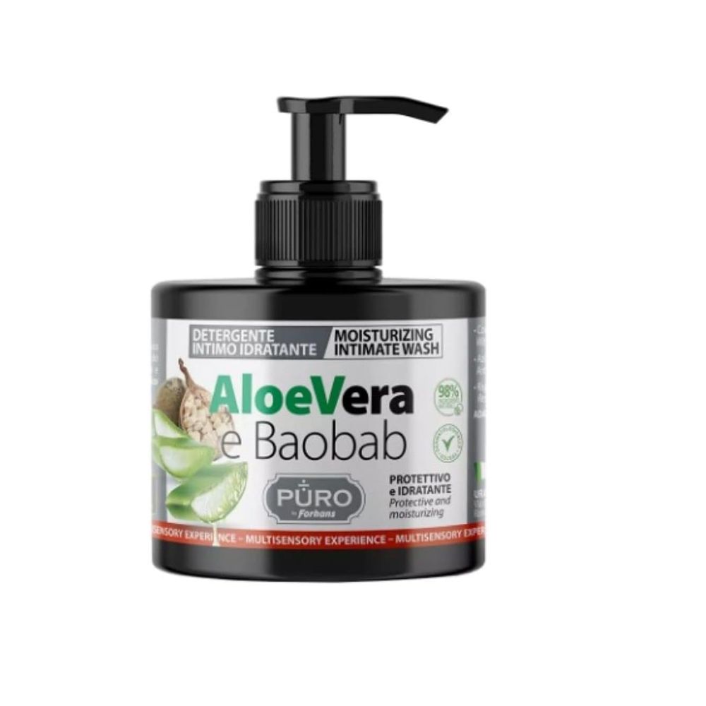 Puro BIO Intimwäsche Aloe Vera und Baobab (Affenbrotbaum) 250 ml
