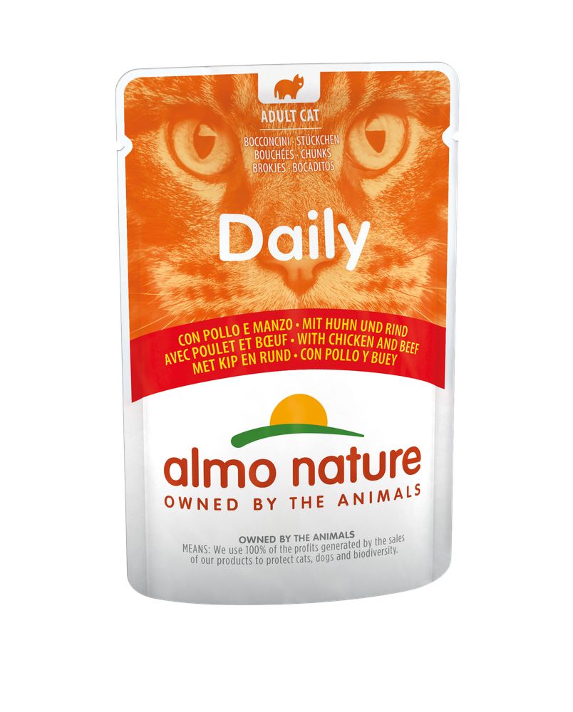 Almo Nature Cat Daily Huhn-Rind