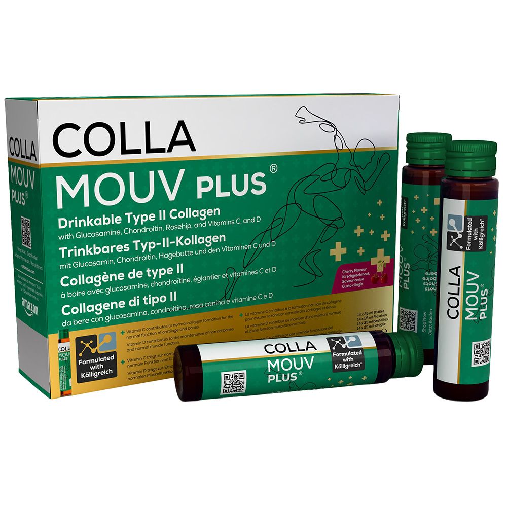 Collamouv Plus Kollagen Glucosamin Chondroitin TRA 14x25 ml Trinkampullen